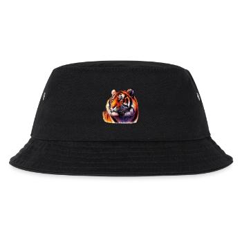 Tiger - Kinder Bucket Hat - Schwarz - Vorne