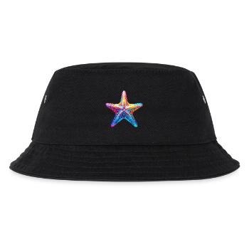 Seestern - Kinder Bucket Hat - Schwarz - Vorne