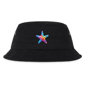 Seestern - Kinder Bucket Hat - Schwarz - Vorne