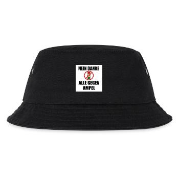 Nein danke ampel - Kinder Bucket Hat - Schwarz - Vorne