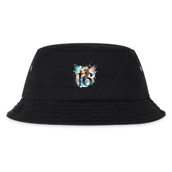 16 Jahre Fee Elfe süß Geburtstag Geschenk - Kinder Bucket Hat - Schwarz - Vorne