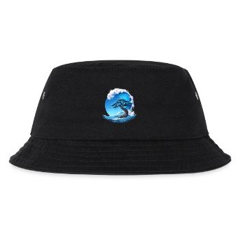 Ein Baum unter einer Welle - Kinder Bucket Hat - Schwarz - Vorne
