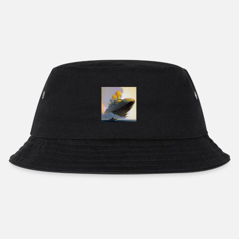Ship 03 - Kids’ Bucket Hat - black