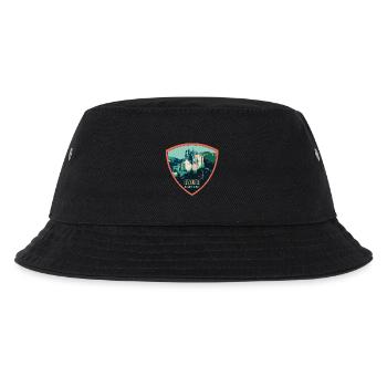 Illustration Schloss Eltz, Mosel, Deutschland - Kinder Bucket Hat - Schwarz - Vorne
