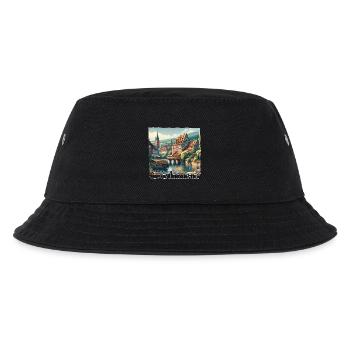 Colmar Old Town Charm & Colonial Style Architecture - Kids’ Bucket Hat - black - Front