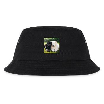 OIG1-KARTON - Kinder Bucket Hat - Schwarz - Vorne