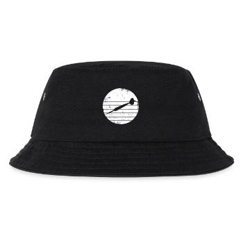 Dartpfeil Skizze - Kinder Bucket Hat - Schwarz - Vorne