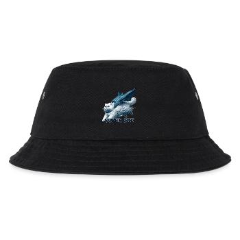 Super Katze Perser weiß Perserkatze Geschenk - Kinder Bucket Hat - Schwarz - Vorne