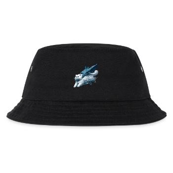 Super Katze Perser weiß Perserkatze Geschenk - Kinder Bucket Hat - Schwarz - Vorne