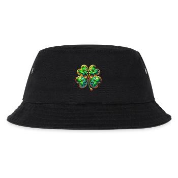 Four-leaf clover - Kids’ Bucket Hat - black - Front
