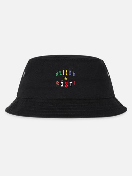 Schweiz Brasilien Rösti Feijao Geschenk lustig - Kinder Bucket Hat - Schwarz