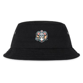Lieblingsmaus - Kinder Bucket Hat - Schwarz - Vorne