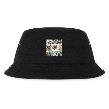 Natur in der Kunst - Kinder Bucket Hat - Schwarz - Vorne