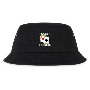 Jackpot Zocken Casino Poker Statement Profispieler - Kinder Bucket Hat - Schwarz - Vorne