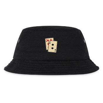 Card Game Gambling Casino Poker Gambling Poker - Kids’ Bucket Hat - black - Front