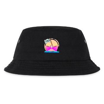 FEHMARN OSTSEEINSEL BOOTFAHREN - Kinder Bucket Hat - Schwarz - Vorne