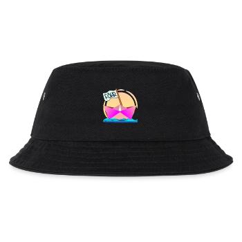 BOOTFAHREN FÖHR INSEL - Kinder Bucket Hat - Schwarz - Vorne