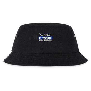 Debug Statement Bugfixing Skripting Code Developer - Kinder Bucket Hat - Schwarz - Vorne