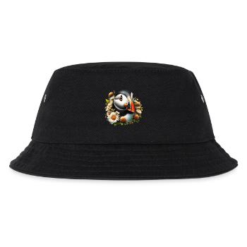 Puffin - Kids’ Bucket Hat - black - Front
