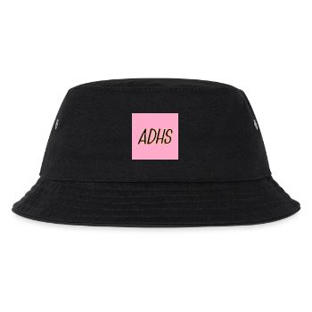 ADHS Psychologie - Kinder Bucket Hat - Schwarz - Vorne