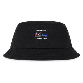 Auto Statement Tanken Energiespeicher Strom - Kinder Bucket Hat - Schwarz - Vorne