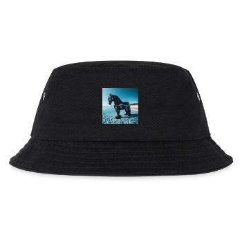 Horse in the water - Kids’ Bucket Hat - black - Front