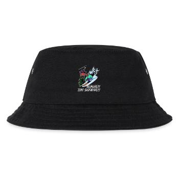 Skiing Skiers Winter sports Fun on the slopes Mountain - Kids’ Bucket Hat - black - Front