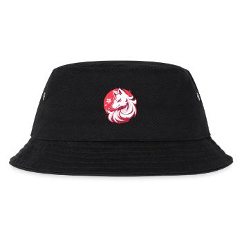 Weißfuchs nach asiatischer Art - Kinder Bucket Hat - Schwarz - Vorne