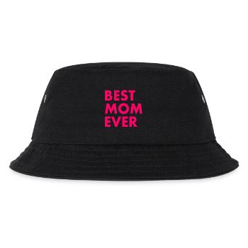 Best mom ever - Kinder Bucket Hat - Schwarz - Vorne