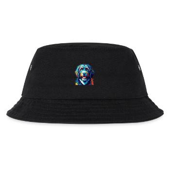 Frisian Water Dog Breed Colorful Cartoon Kawaii - Kids’ Bucket Hat - black - Front