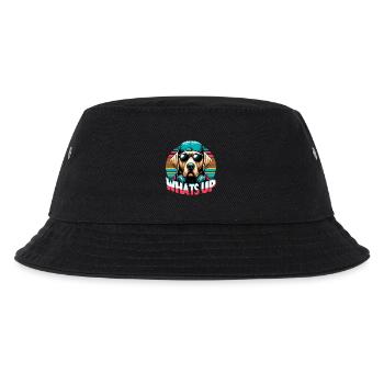 Dudley Labrador What's Up Cool Dog Gift - Kids’ Bucket Hat - black - Front