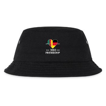 100 % amitié entre le Cameroun et l'Allemagne - Bob Enfant - noir - Devant
