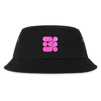 OCHOOO - Hard PInk - Kinder Bucket Hat - Schwarz - Vorne