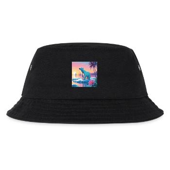 Polar bear - Kids’ Bucket Hat - black - Front