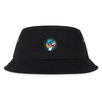 Anaconda Niedliches Kawaii Cartoon Tier Haustier Logo - Kinder Bucket Hat - Schwarz - Vorne