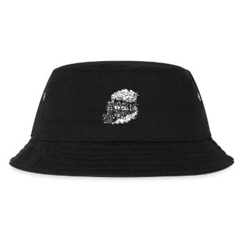 Dampflokomotive Grafik - Kinder Bucket Hat - Schwarz - Vorne