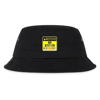 EINSCHULUNG SCHULKIND GRUNDSCHULE - Kinder Bucket Hat - Schwarz - Vorne