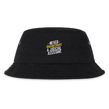 Unterschätze niemals einen Gerichtsschreiber - Kinder Bucket Hat - Schwarz - Vorne