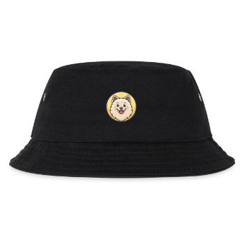 Amerikanischer Eskimohund, Rasse, Cartoon, Kawaii Clipart - Kinder Bucket Hat - Schwarz - Vorne