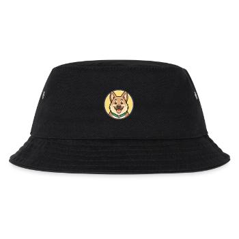 Chinook-Hunderasse, Zeichentrickfigur, Kawaii Clipart - Kinder Bucket Hat - Schwarz - Vorne