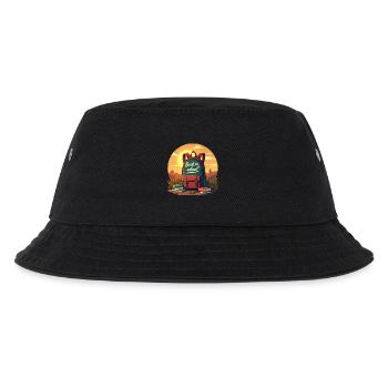 Back to School, Backpack and Books - Kids’ Bucket Hat - black - Front