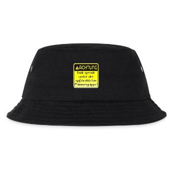 MÄNNERGRIPPE HUMOR - KRANK - Kinder Bucket Hat - Schwarz - Vorne