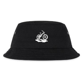 Mountainbiker - Kinder Bucket Hat - Schwarz - Vorne
