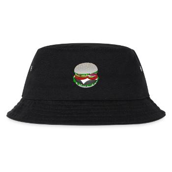 Burger-Style: Salat mit Biss - Kinder Bucket Hat - Schwarz - Vorne