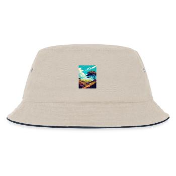 Quantock Hills Aonb Vintage Voyage Poster Souvenir - Bob Enfant - blanc cassé/bleu marine - Devant