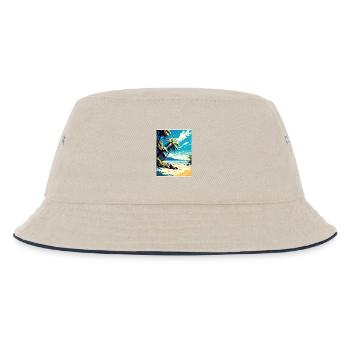 Zanzibar Tanzanie Affiche de voyage Peinture Souvenir WPA - Bob Enfant - blanc cassé/bleu marine - Devant