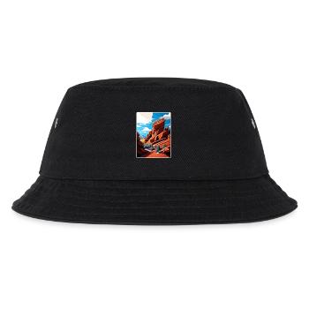 Red Rocks Park Und Amphitheater Colorado Reisen - Kinder Bucket Hat - Schwarz - Vorne