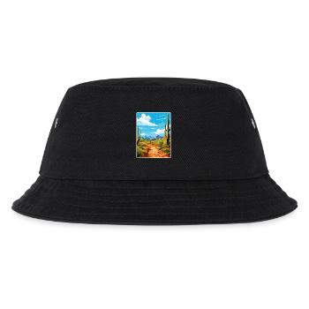 Saguaro Nationalpark Arizona Reiseposter WPA - Kinder Bucket Hat - Schwarz - Vorne