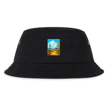 Saguaro Nationalpark Arizona Reiseposter WPA - Kinder Bucket Hat - Schwarz - Vorne