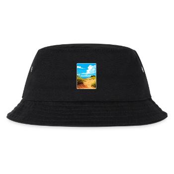 Indiana Dunes Nationalpark Reiseplakat Souvenir - Kinder Bucket Hat - Schwarz - Vorne